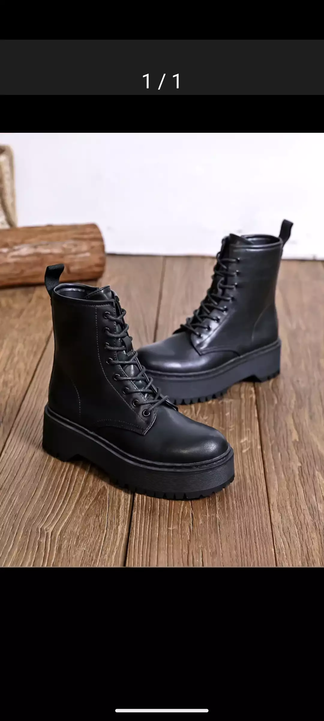 Bottines style Doc Martens